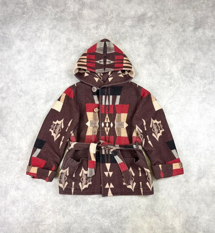 Vintage Ralph Lauren Aztec wool coat