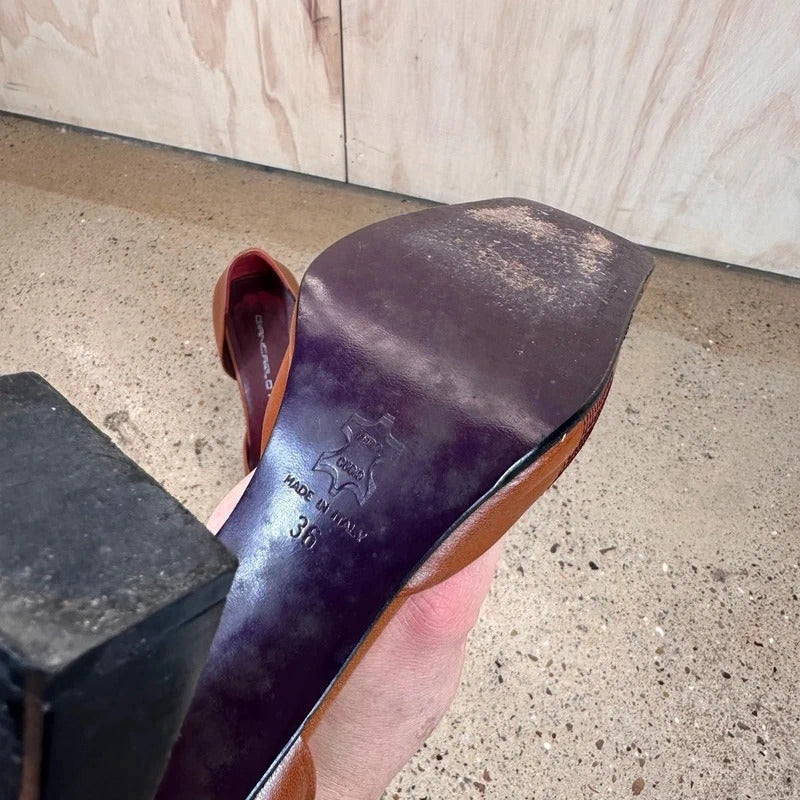 Giancarlo Paoli leather heels