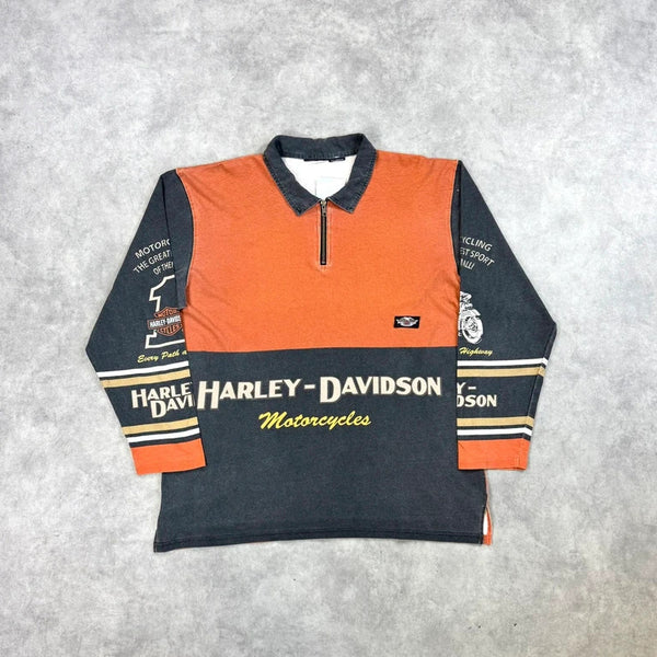 Vintage Harley Davidson print top