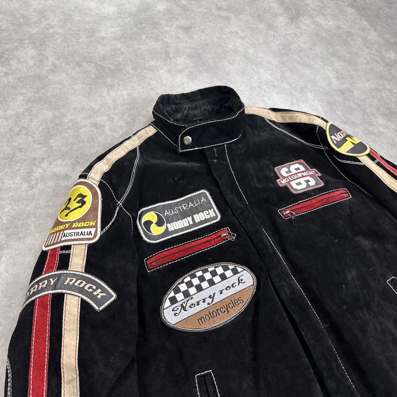 leather racer jacket