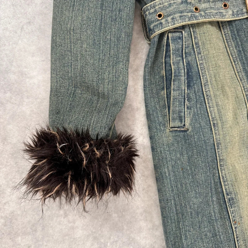 Vintage denim Penny lane coat