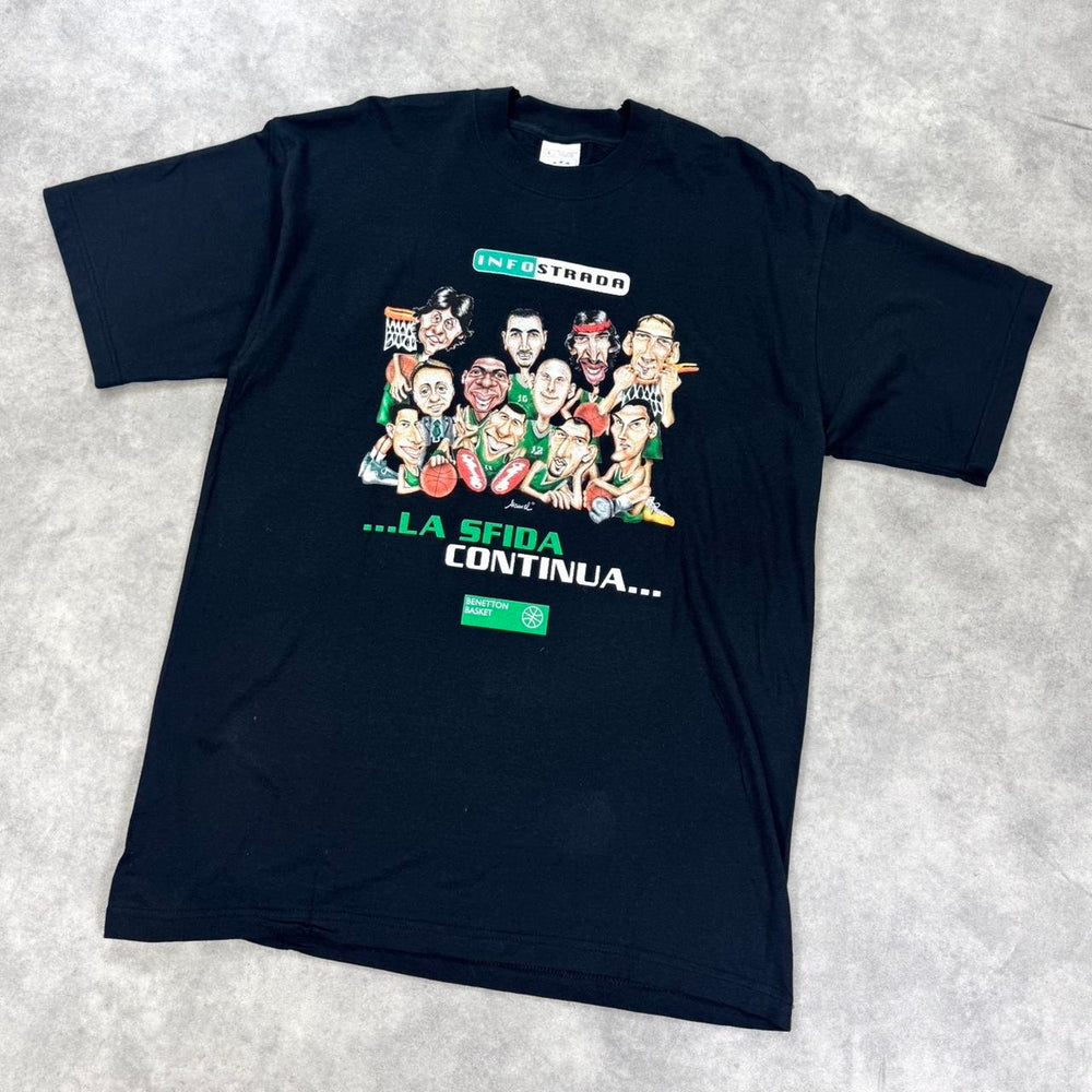 Vintage Info Strada print t-shirt