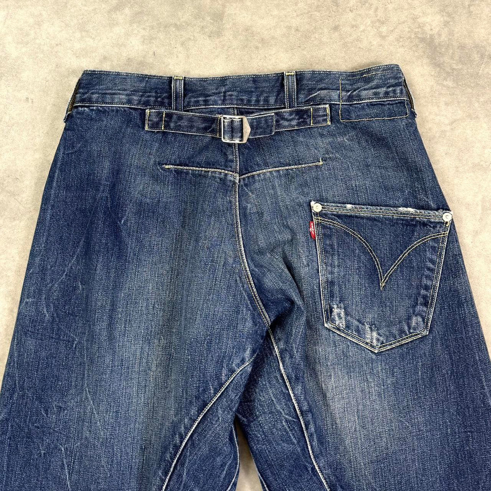 Levis engineered twisted jeans