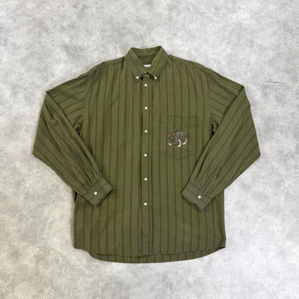 Vintage 90s Iceberg striped shirt