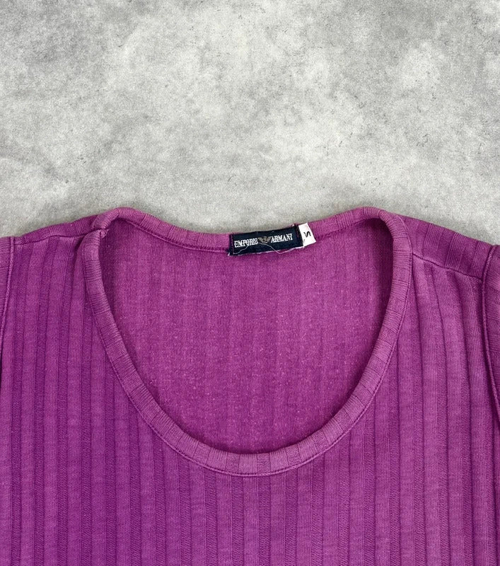 Vintage 80s Armani logo vest