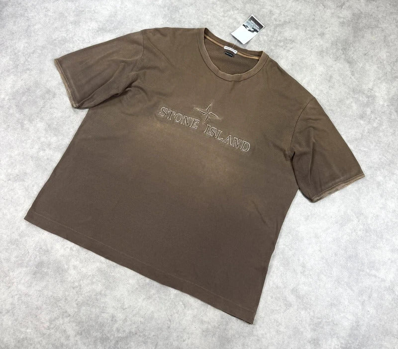 Vintage Stone Island spell out t-shirt