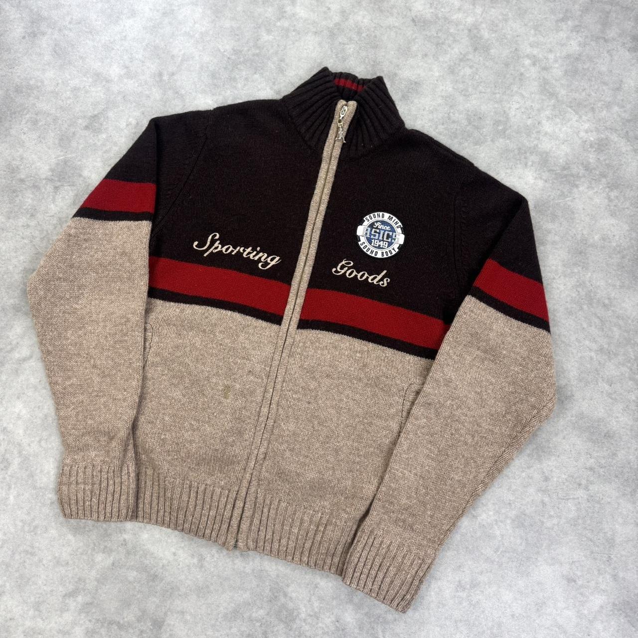 Vintage 2000s ASICS knit jacket