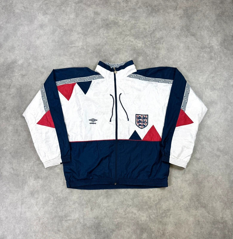 Vintage 90s Umbro England training jacket