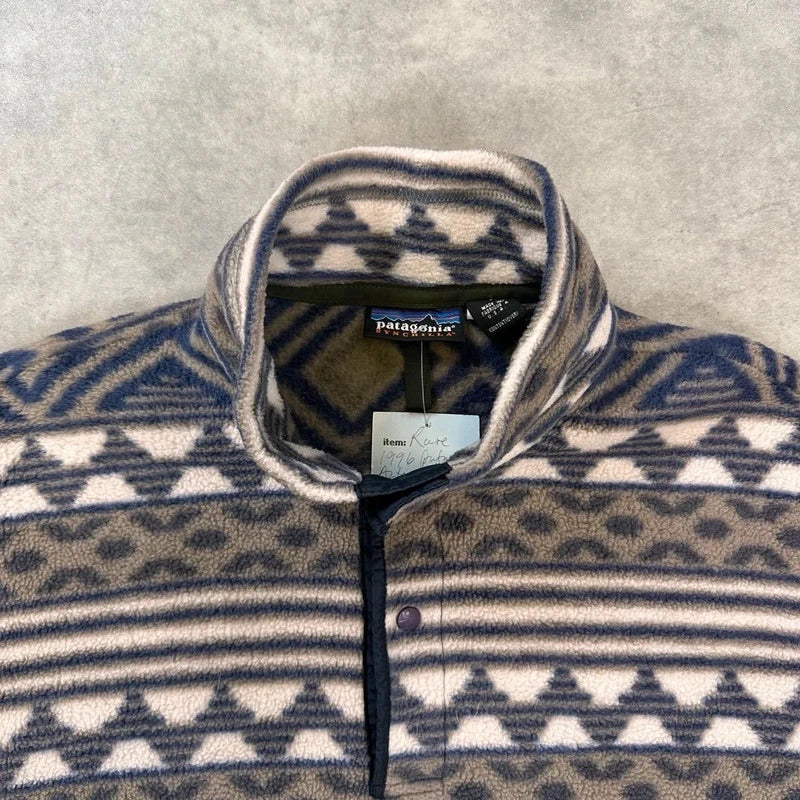 Vintage Patagonia print fleece