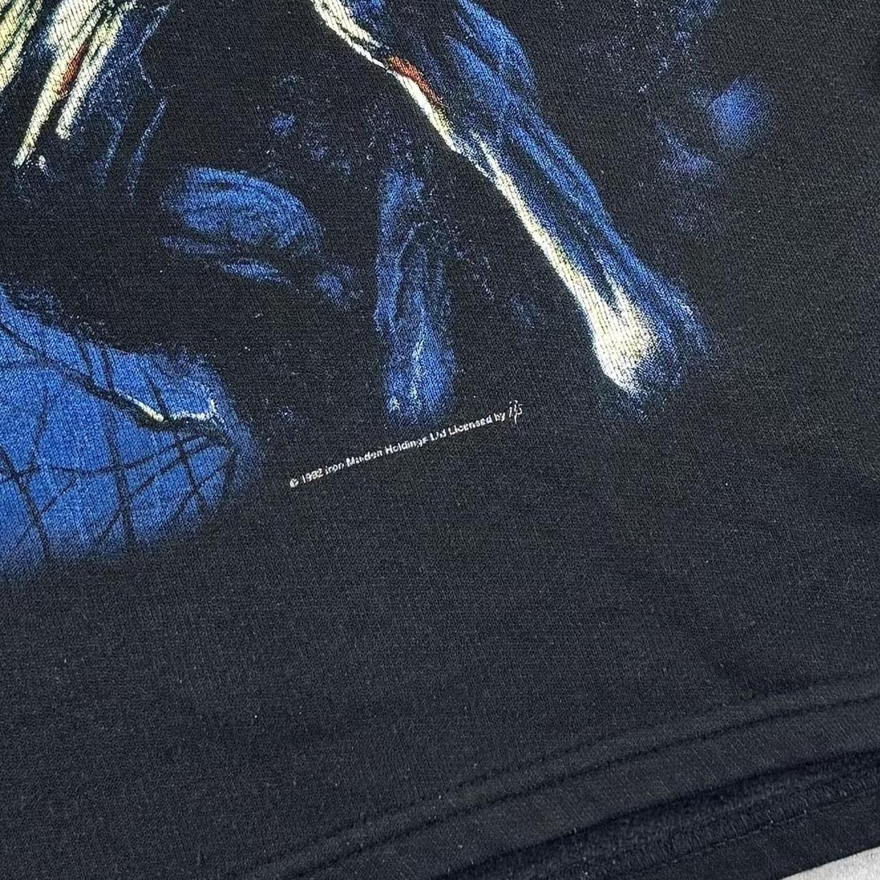 Vintage Iron Maiden print hoodie