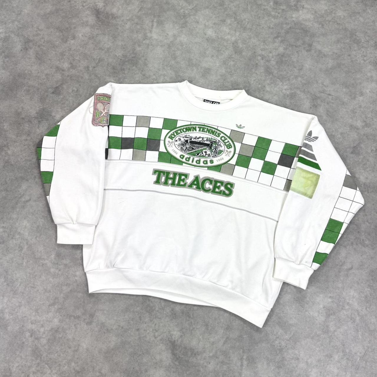 Vintage 80s adidas print jumper