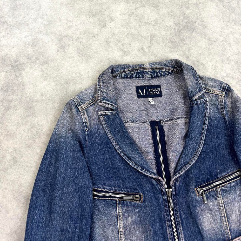 Vintage Armani denim blazer
