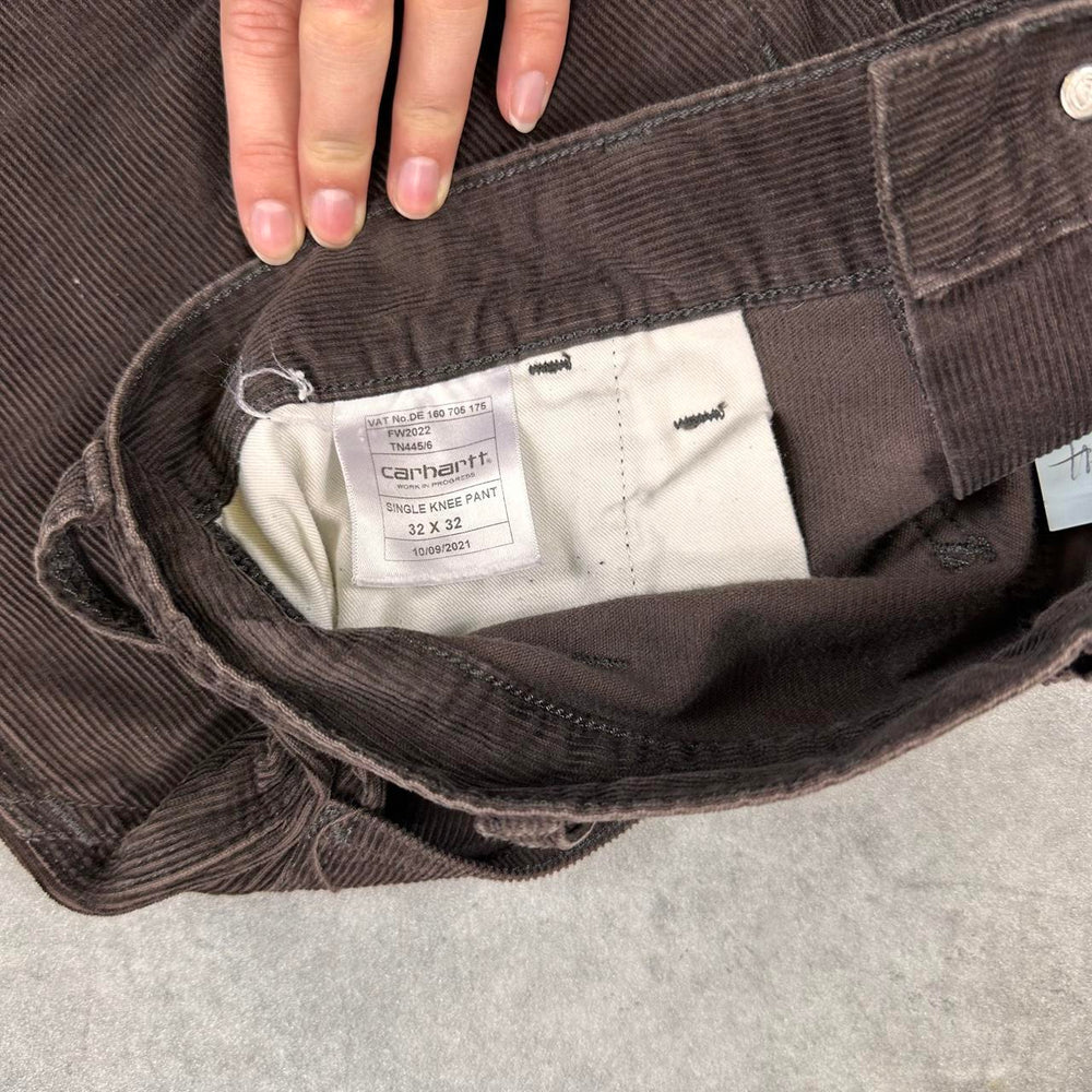 Carhartt Brown Corduroy Single Knee Pants