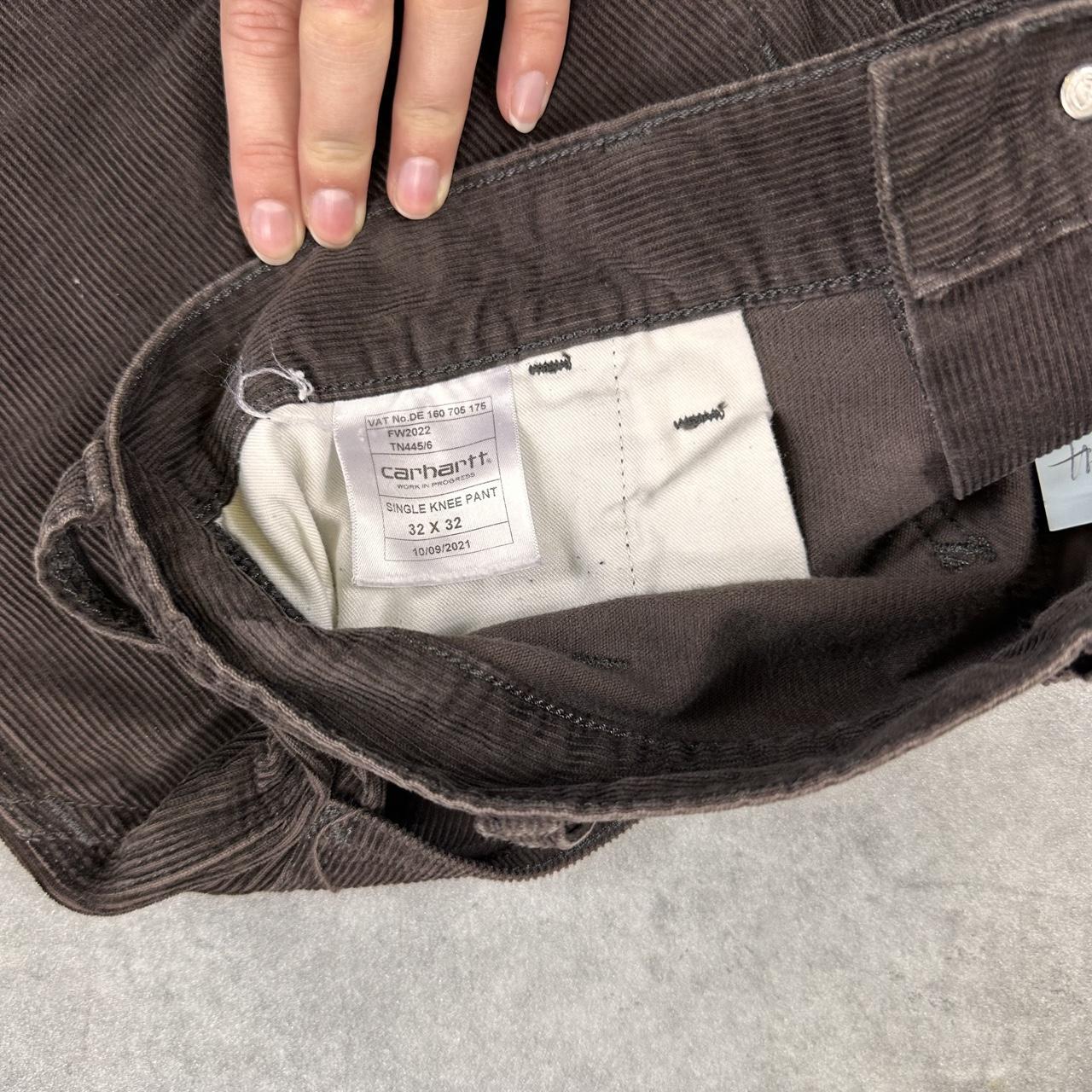 Carhartt Brown Corduroy Single Knee Pants