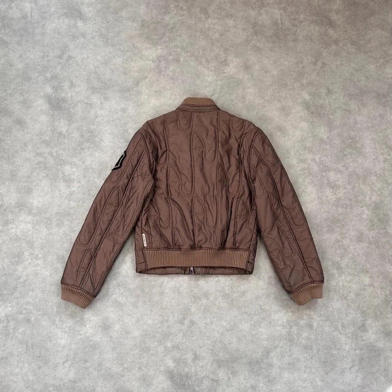 Armani Jeans quilted bomber jacket