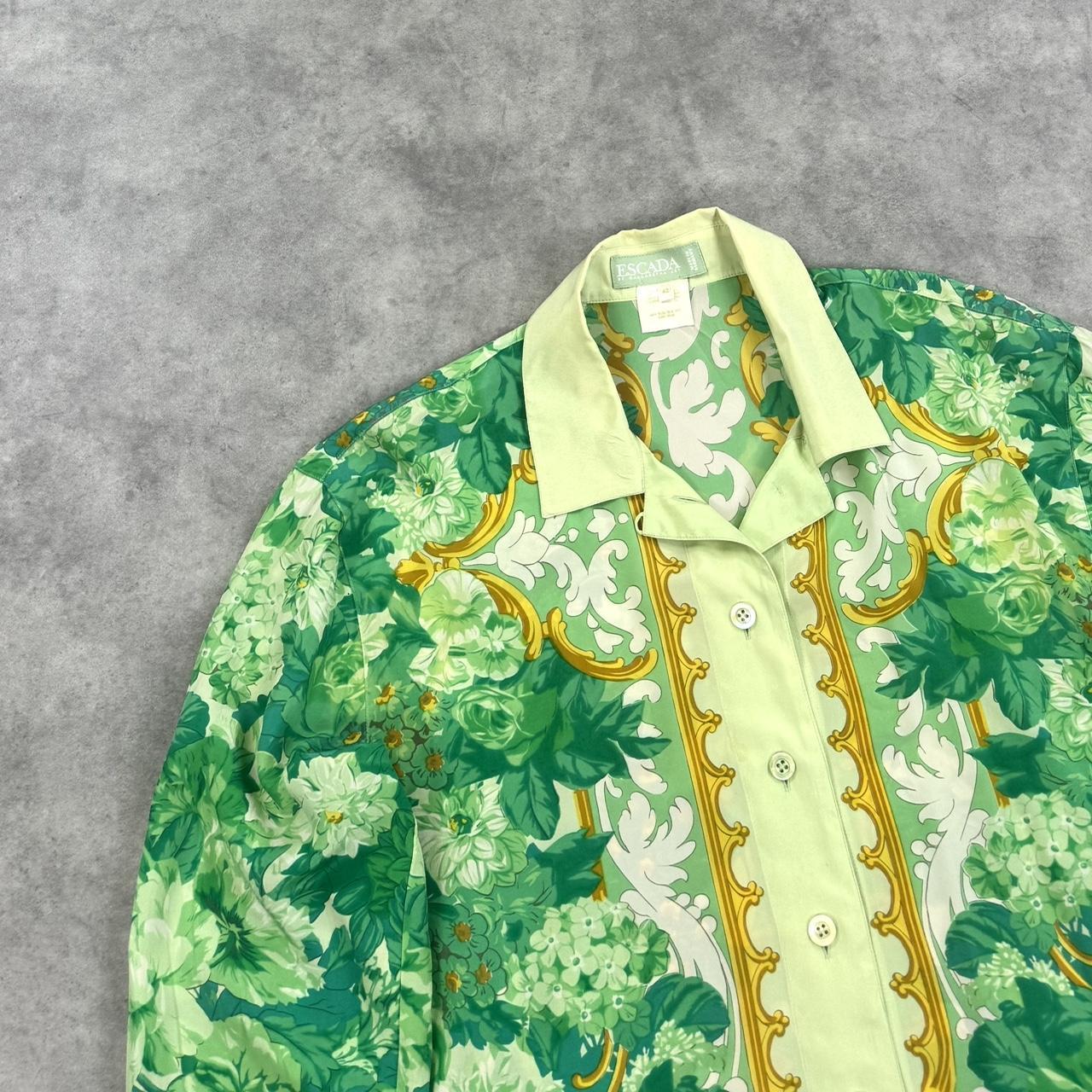 Vintage Escada print shirt