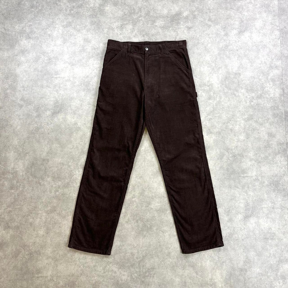 Carhartt Brown Corduroy Single Knee Pants