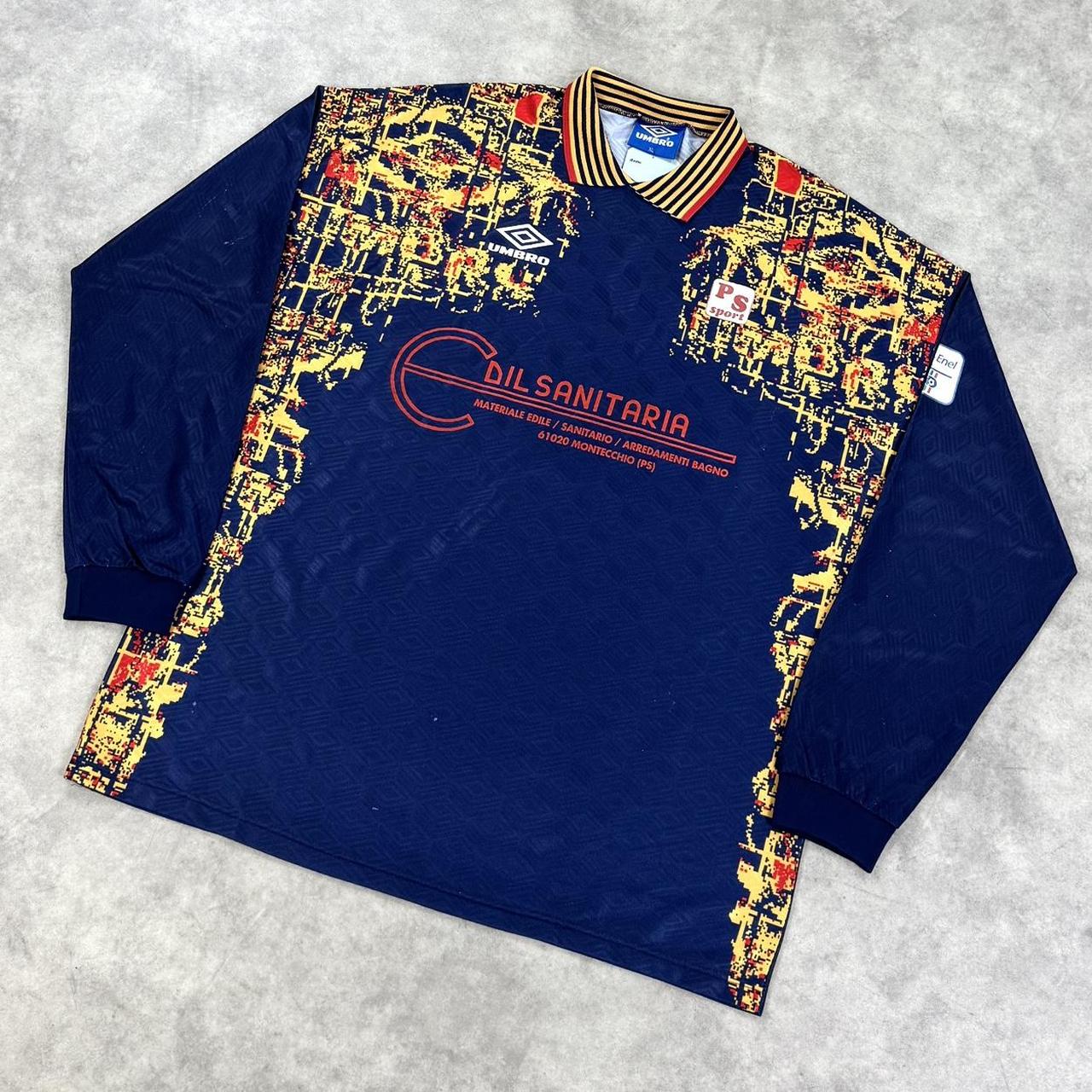 Vintage Umbro print football shirt