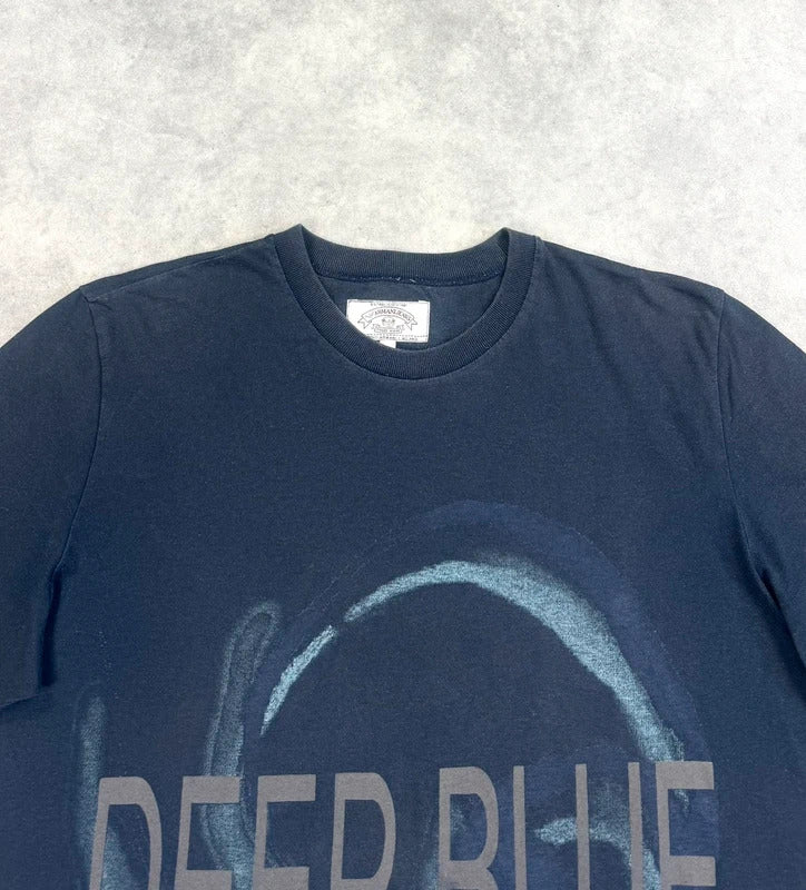 Vintage Armani Deep Blue print t-shirt