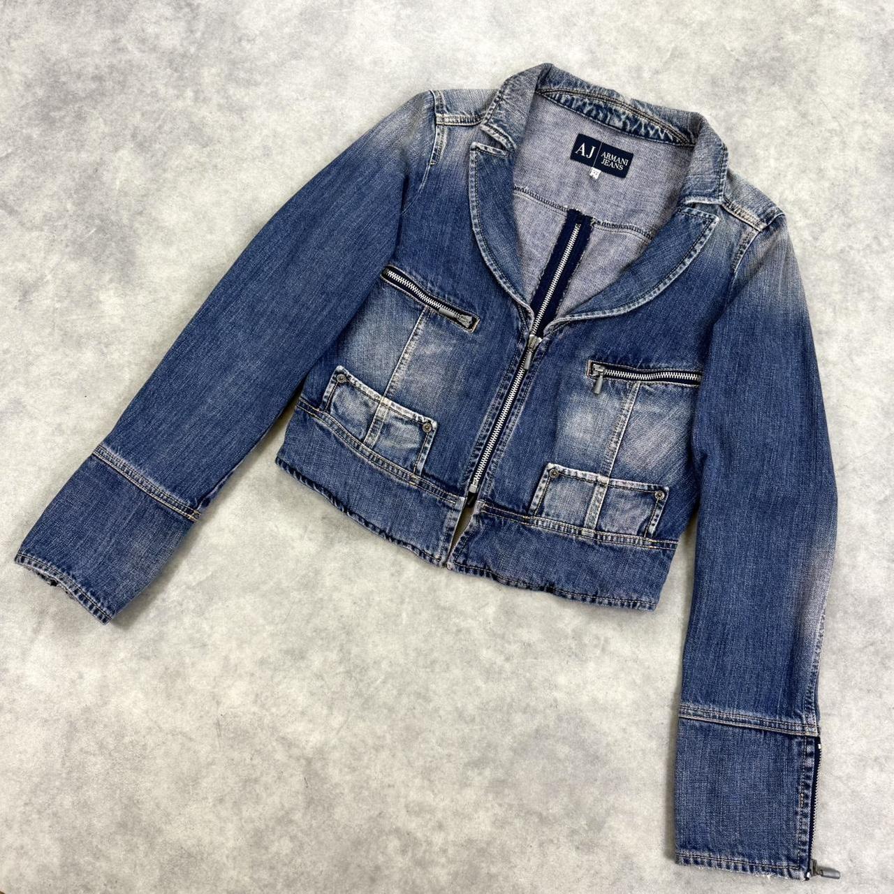 Vintage Armani denim blazer
