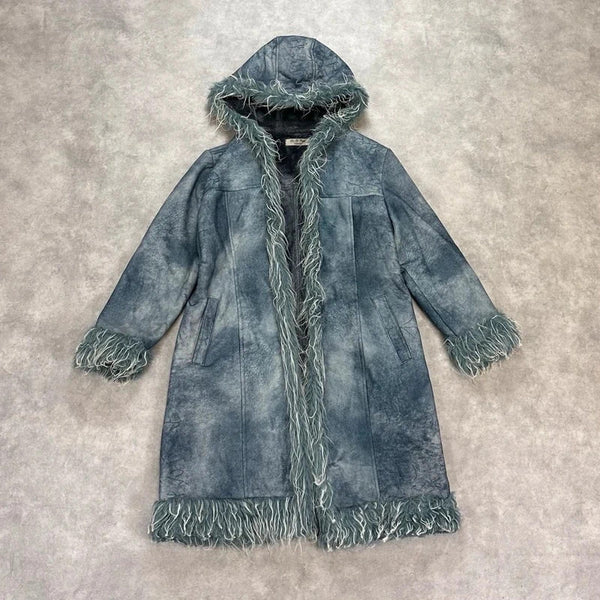 Faux sheering Penny lane coat