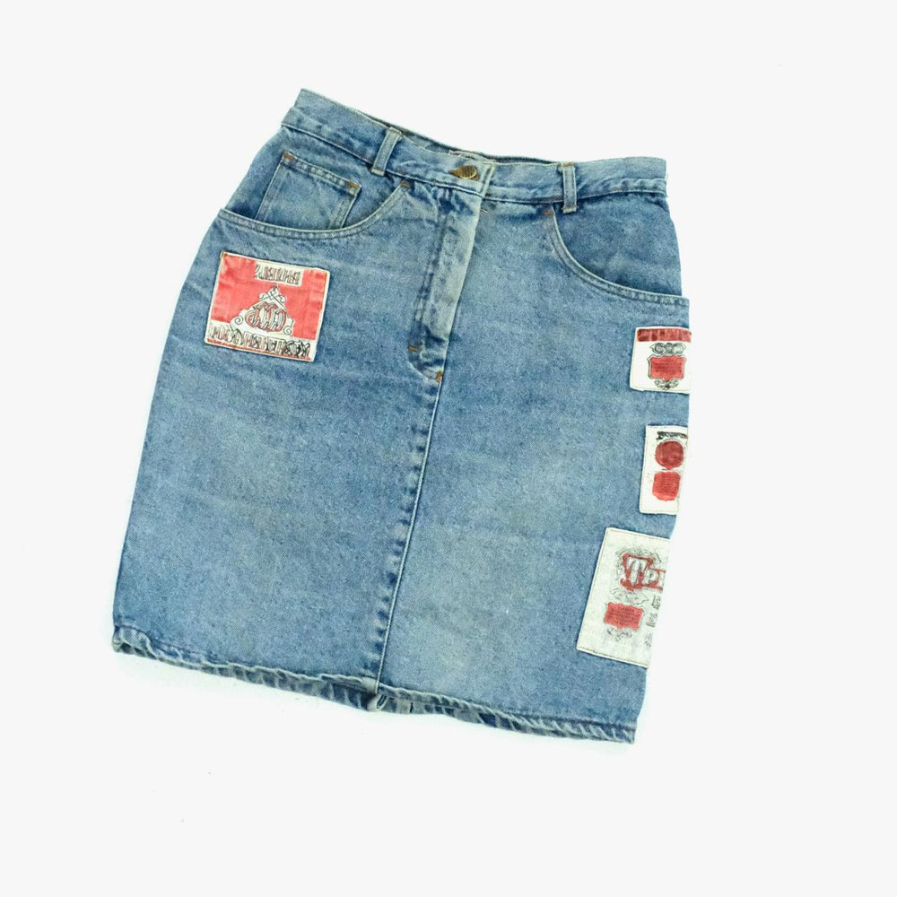 Vintage denim skirt