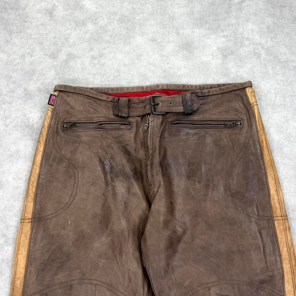 Vintage Belstaff leather trousers