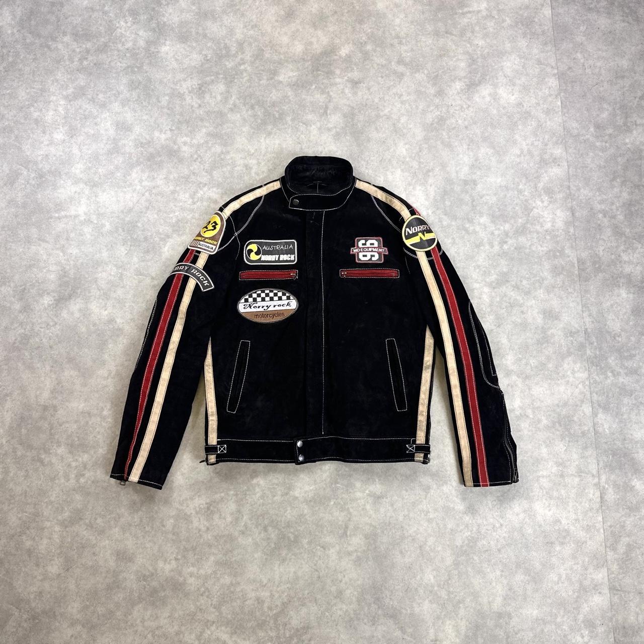 leather racer jacket