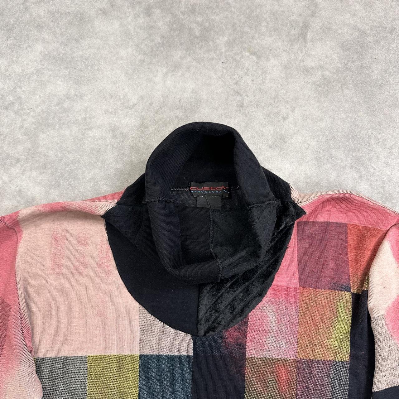 Custo Barcelona Abstract Roll Neck Top