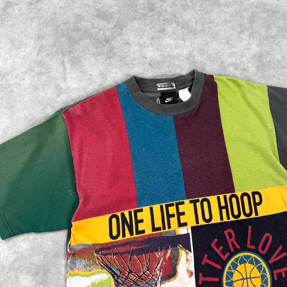 Vintage 90s Nike One Life To Hoop print t-shirt