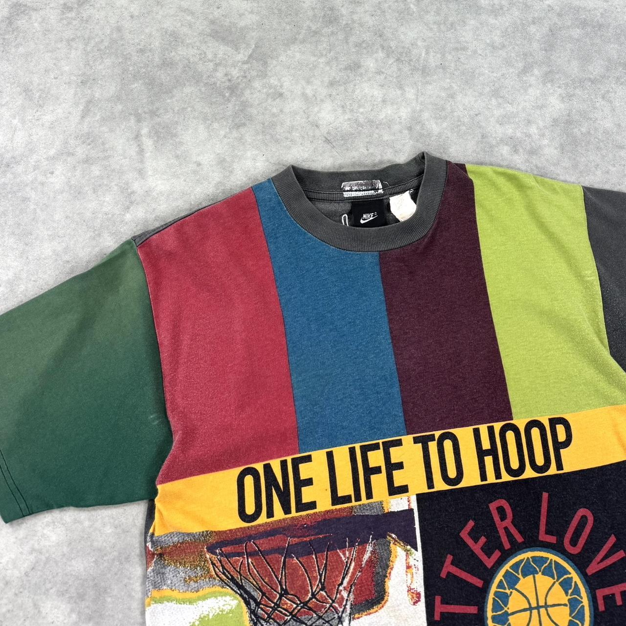 Vintage 90s Nike One Life To Hoop print t-shirt