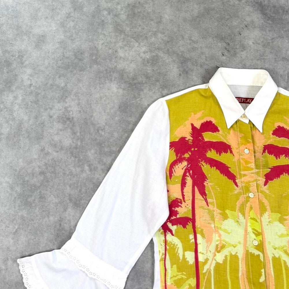 Replay print shirt