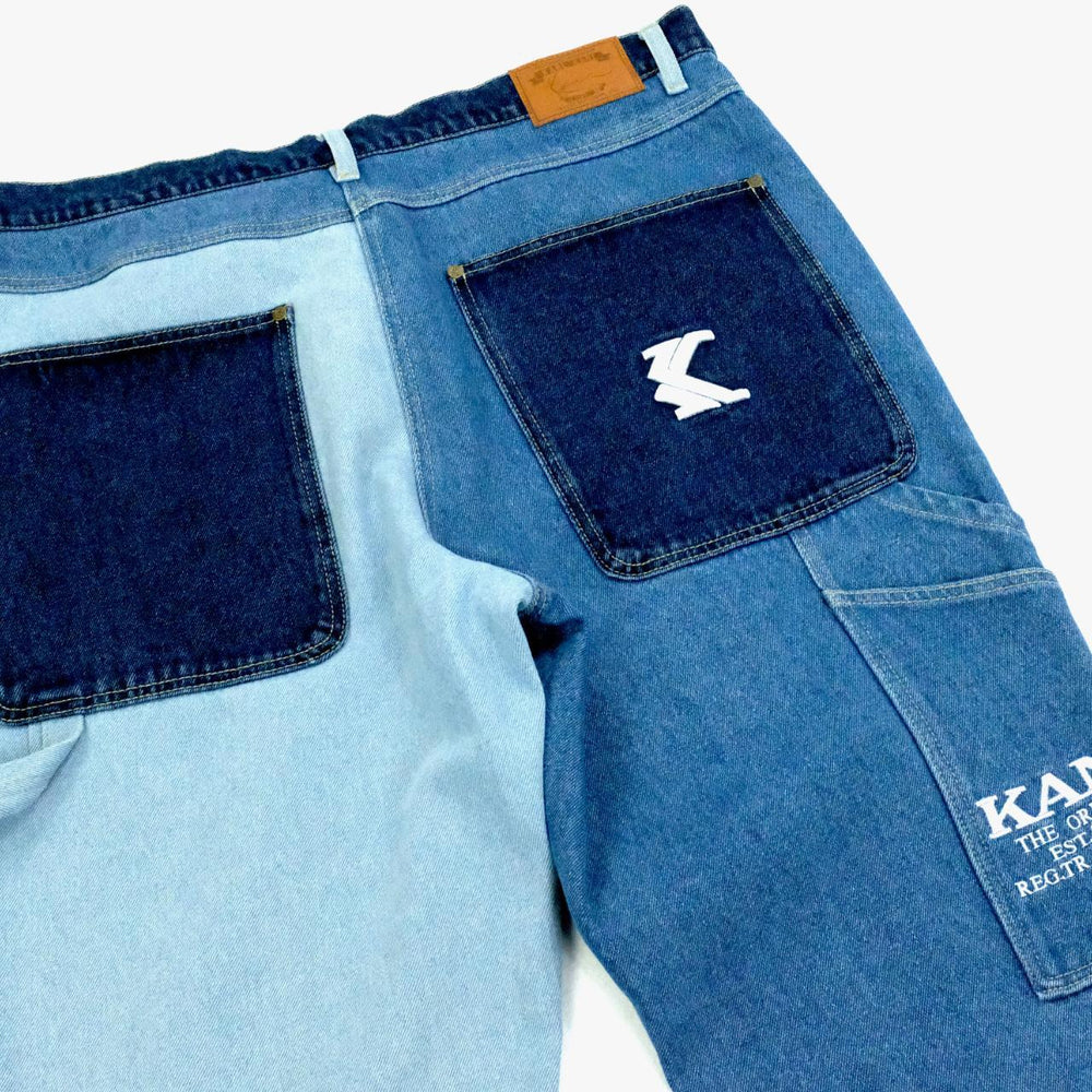 Karl Kani colour split jeans
