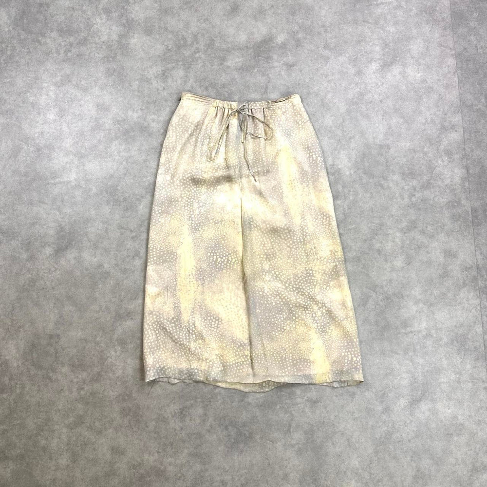 Les Copains tan silky skirt