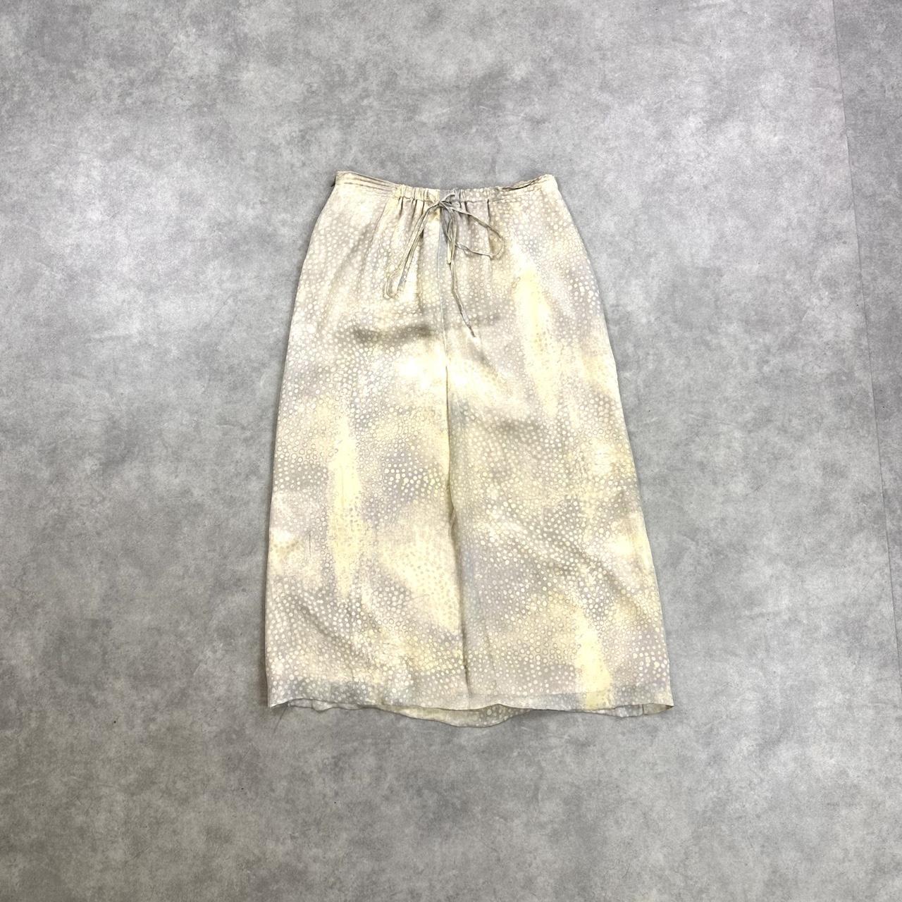 Les Copains tan silky skirt
