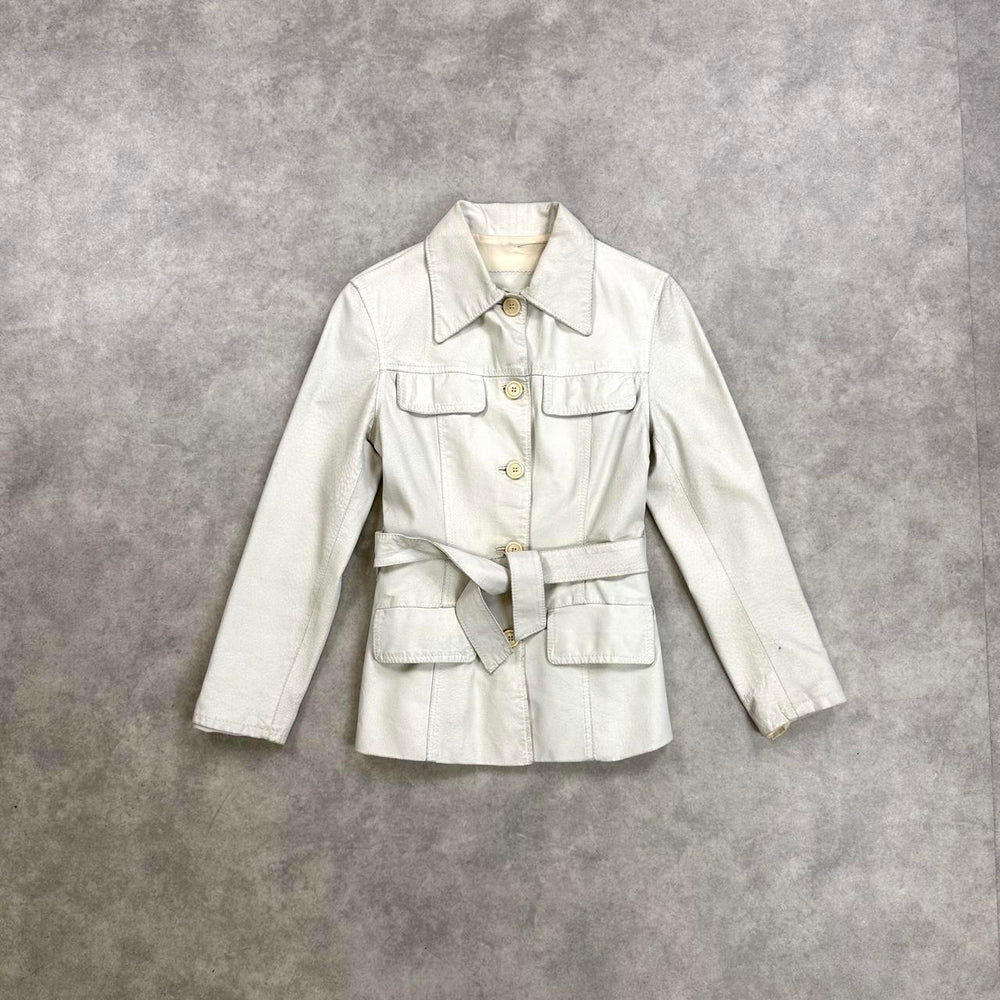 Cream & white jacket