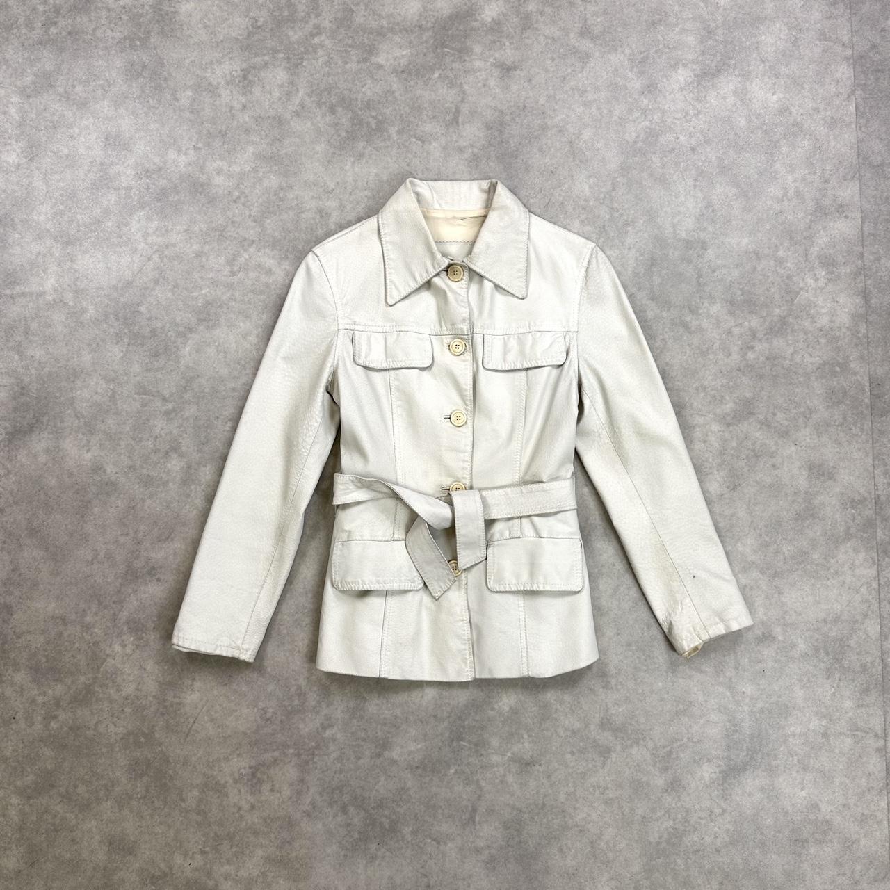 Cream & white jacket