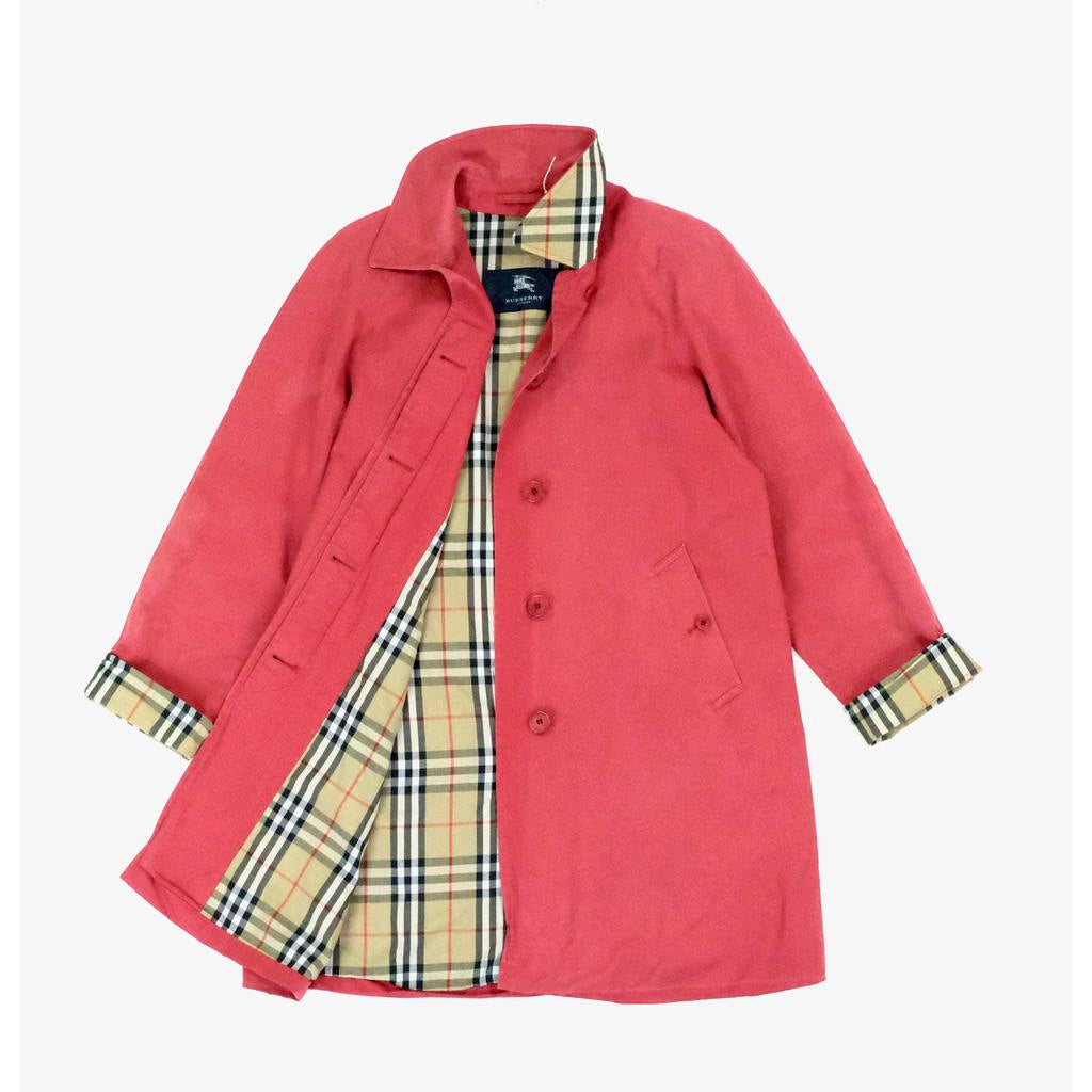 Vintage Red Burberry Mac