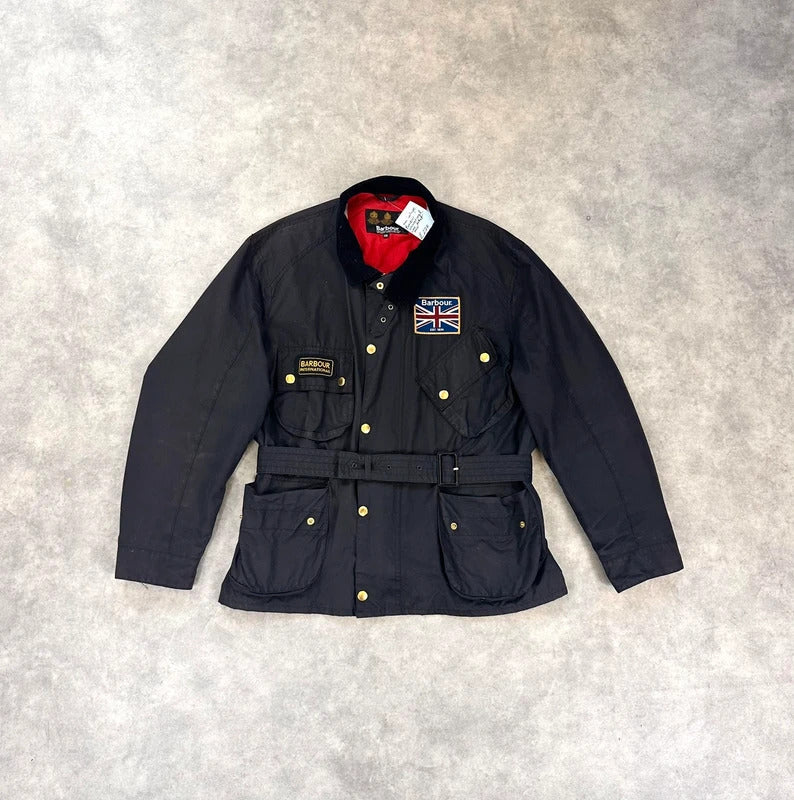Barbour International wax cotton jacket