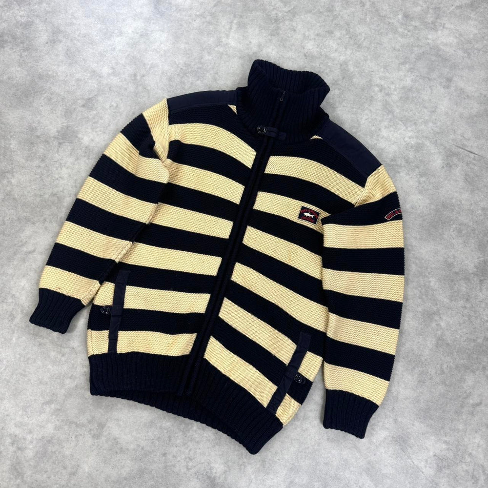 Vintage 90s Paul & Shark knit jacket