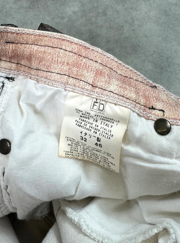 Vintage Roberto Cavalli distressed trousers