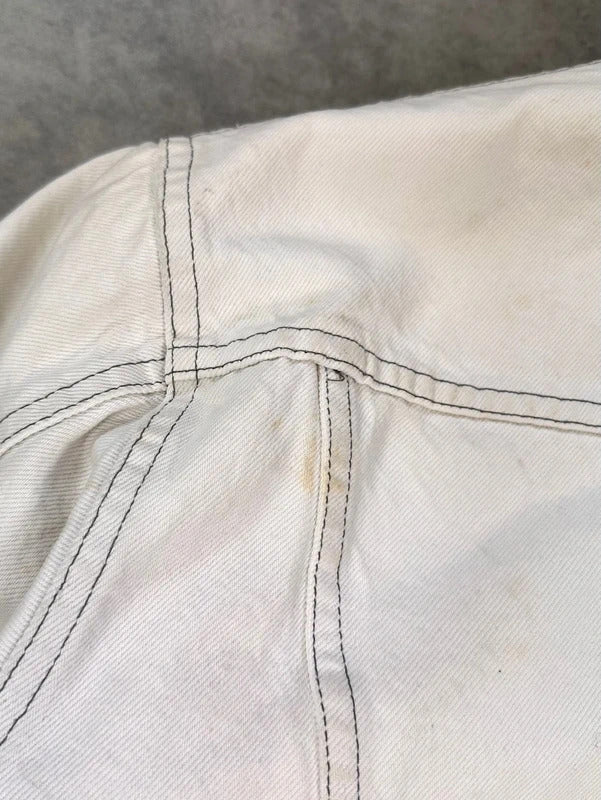 Vintage Rifle denim Sherpa jacket