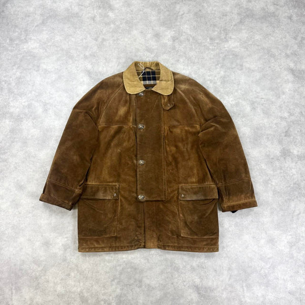 Fay suede leather coat