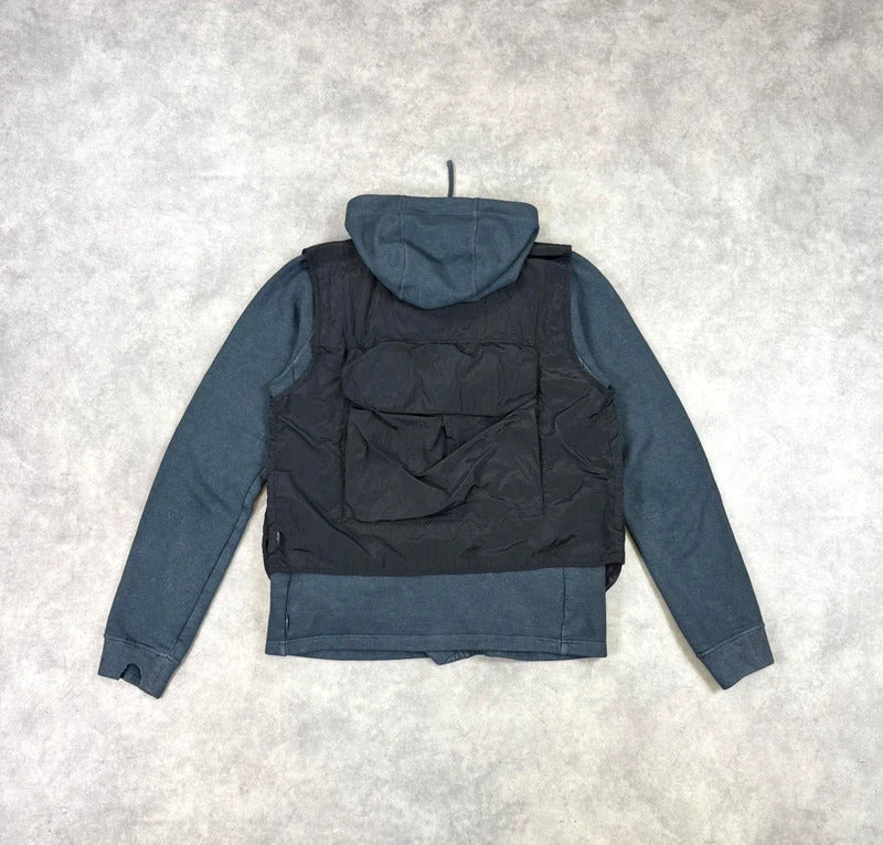 Stone Island Shadow Project layered hoodie