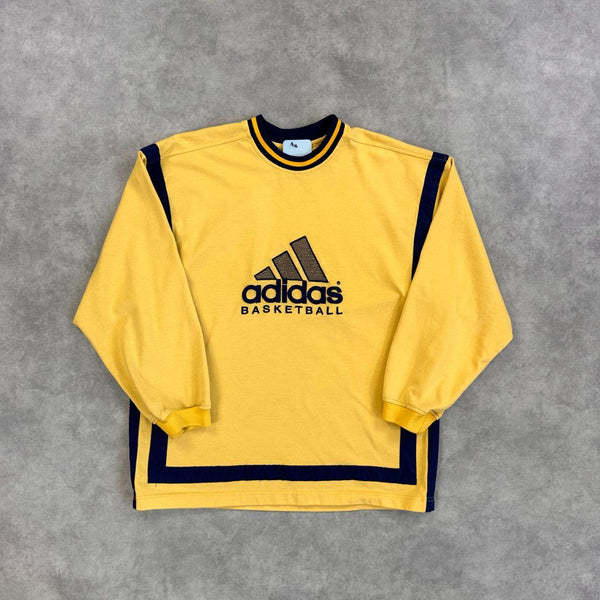 Yellow Adidas Basketball Jumper