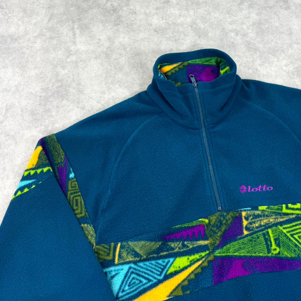 Vintage Lotto print fleece
