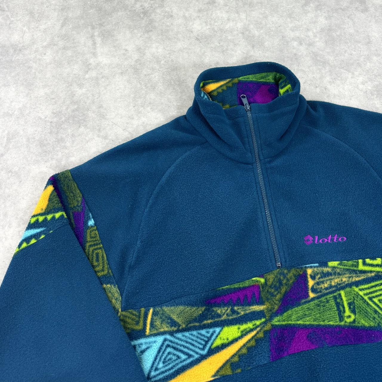 Vintage Lotto print fleece