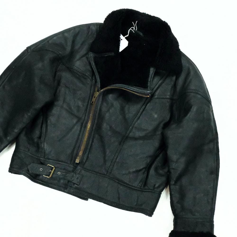 Sheepskin Leather Flying Jacket