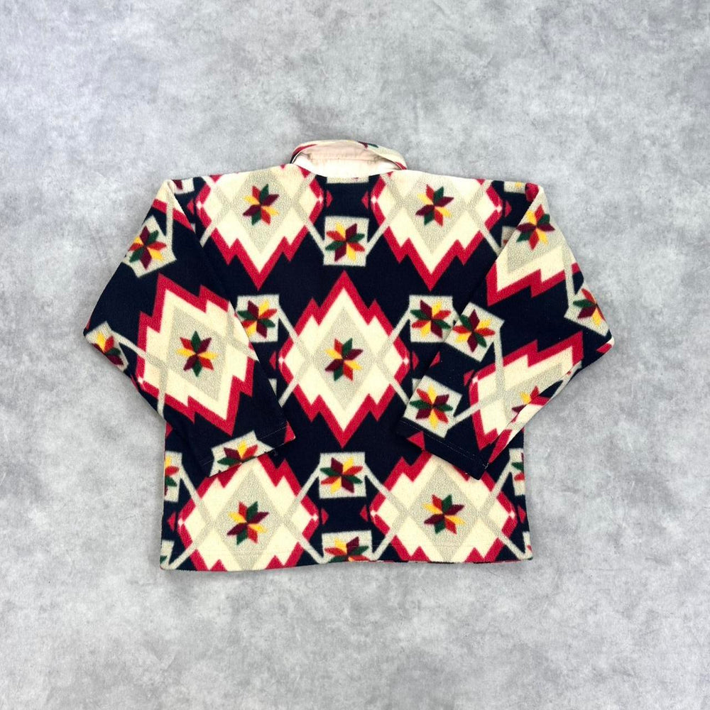 Vintage print fleece