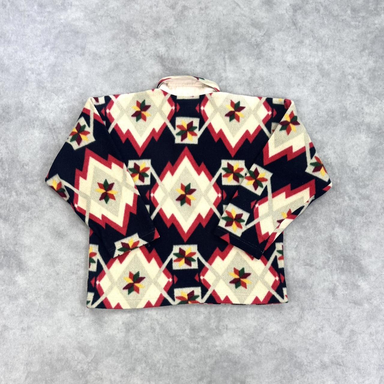 Vintage print fleece